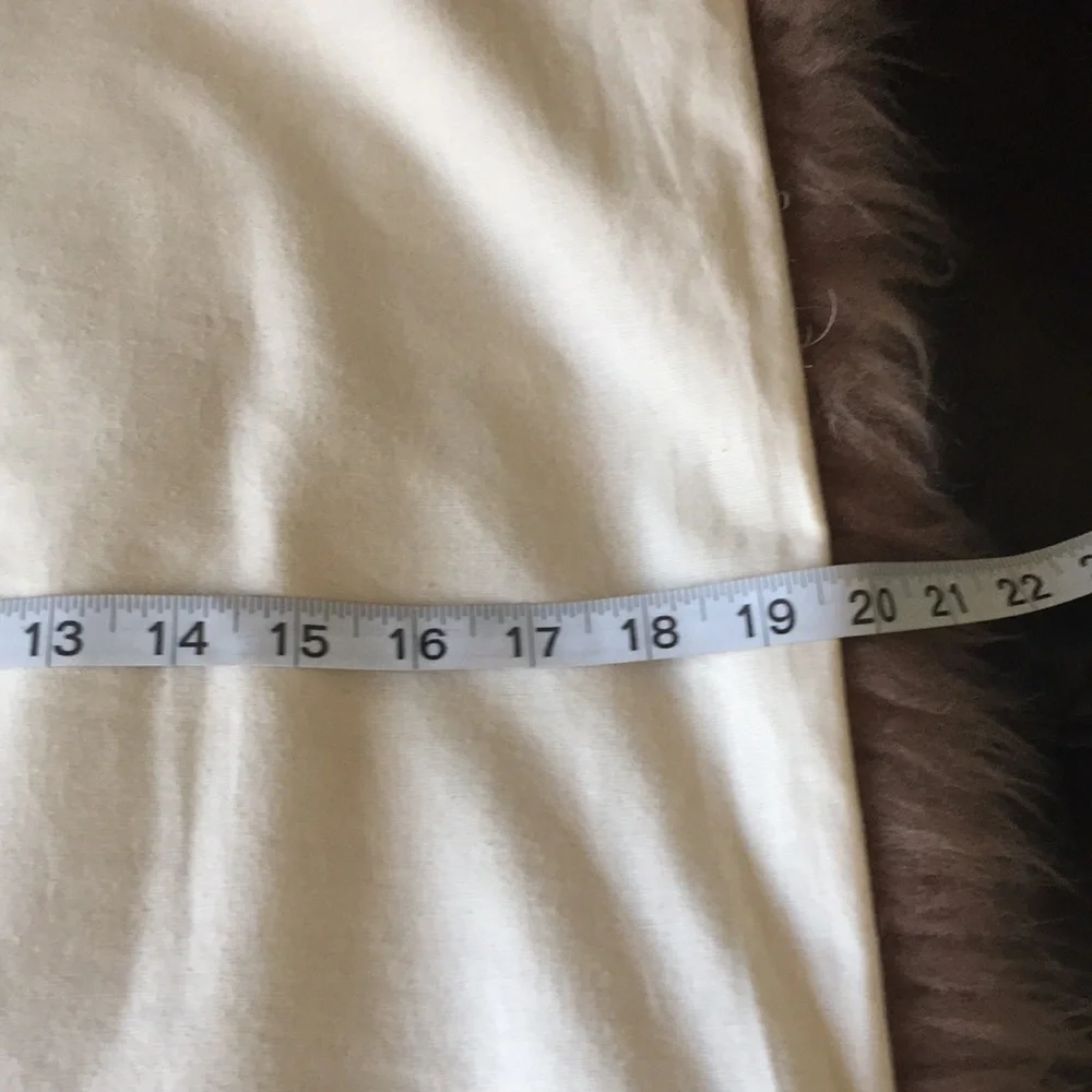 88. Sheepskin Decorative Pillow